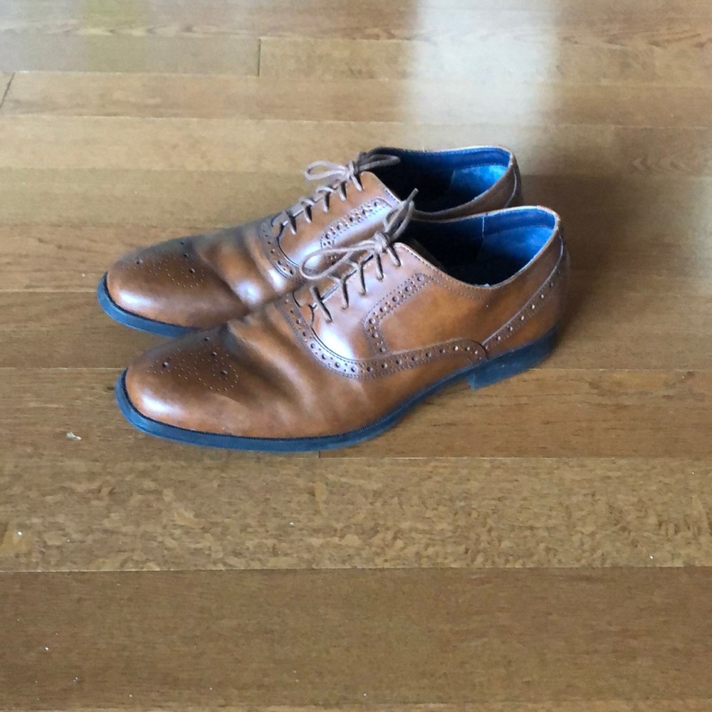Brown Cole Haan Oxford wingtip grand os